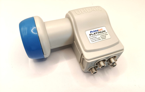 Primesat Platinum 0.1dB Quad 4 Output LNB 60dB Gain