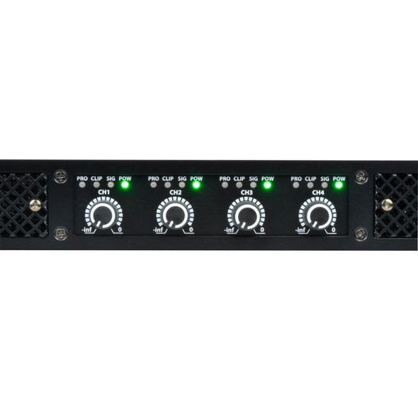Citronic D-Series Quad Power Amplifier 4×500W Professional PA 4-Channel