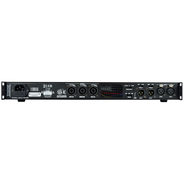 Citronic D-Series Class-D Power Amplifier 2×900W RMS Professional PA 2U Rack