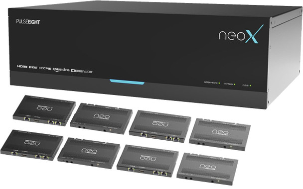 PulseEight Neo X Full 4K 8x10 Video and Audio Matrix