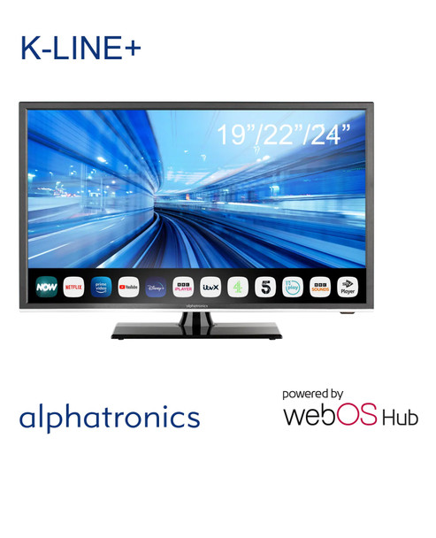 Alphatronics 12 / 24V Smart TVs 19"/22" Or 24" K-LINE+