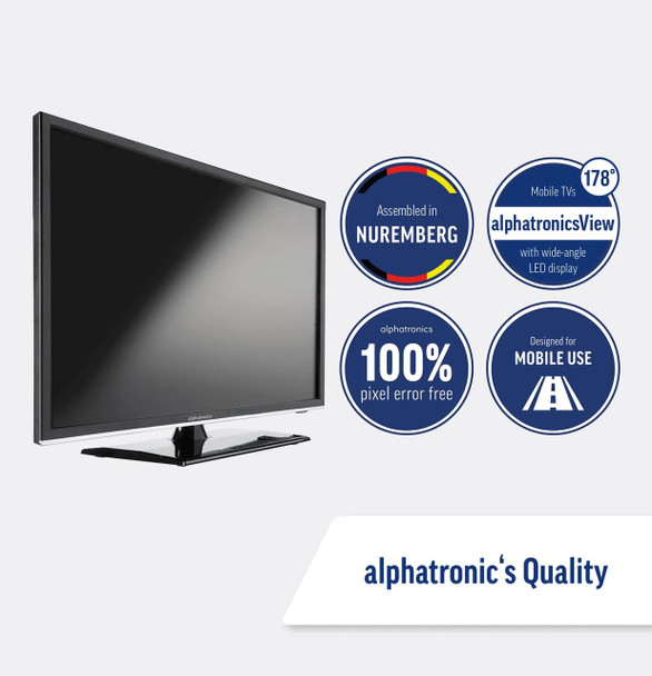 Alphatronics 12 / 24V Smart TVs 19"/22"/24"/27" or 32" S-LINE+ Alphatronics 12 / 24V Smart TVs 19"/22"/24"/27" or 32" S-LINE+