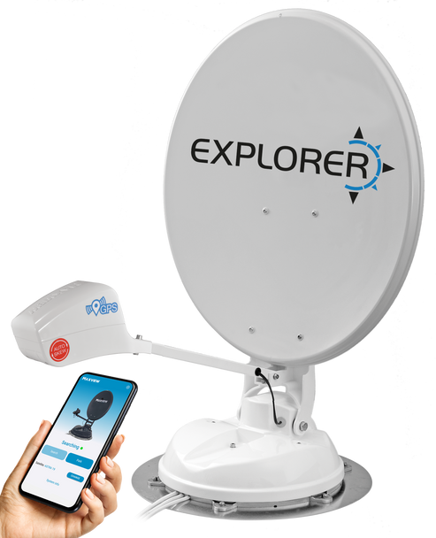 Maxview Explorer 65 or 85cm Roof Mount Fully Automatic Satellite System
