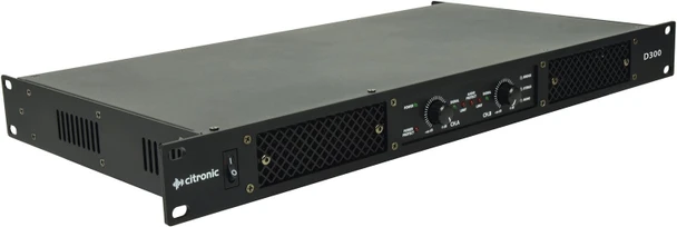 Citronic D-Series Class-D Power Amplifier 2×150W RMS Professional PA 1U Rack