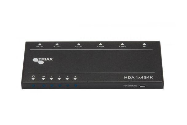 Triax 1 to 4 HDA Series HDMI Distribution Amplifier 4K HSCP 2.2