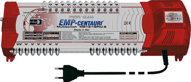 EMP Profi Class 13 In 16 Out PIU-6 Multiswitch Use Quad Or Quattro LNB