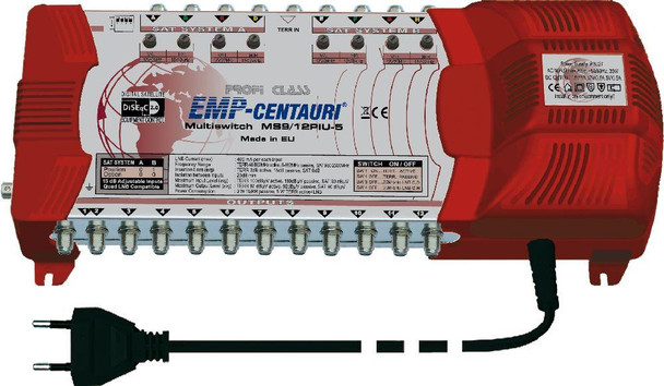 EMP Profi Class 9 In 12 Out PIU-6 Multiswitch Use Quad Or Quattro LNB
