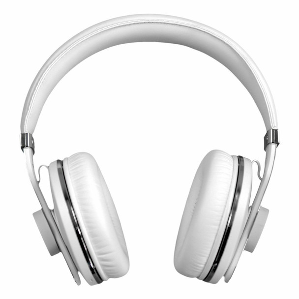 Finlux White Wireless Bluetooth Headphones 10 Hour Plackback 10 Meter Range