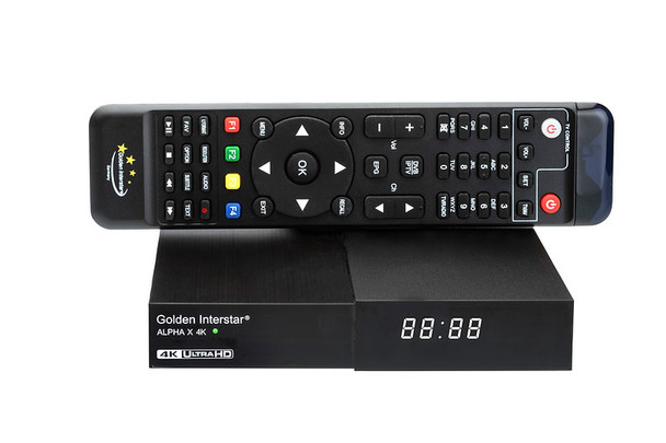 Golden Interstar Alpha X 4K UHD Satellite & Multimedia Receiver