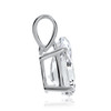 Pear Cubic Zirconia Classic Solitaire Pendant