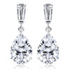 Bijou Baguette Top with Pear Drop Cubic Zirconia Earrings
