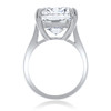 Sanibel Elongated Cushion Cut CZ Solitaire Engagement Ring