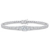 Gabrielle Graduated Asscher Cubic Zirconia Tennis Bracelet