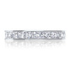 Blaire Princess Cut Channel Set Cubic Zirconia Stackable Eternity Band