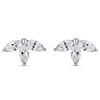 Bristol Cubic Zirconia Marquise Fan Cluster Earrings
