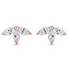 Bristol Cubic Zirconia Marquise Fan Cluster Earrings