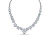 Providence Round, Pear & Marquise Formal CZ Necklace