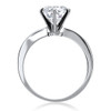 2.5 Ct Round Quinn Round w/ Channel Princess Sides CZ Solitaire Ring