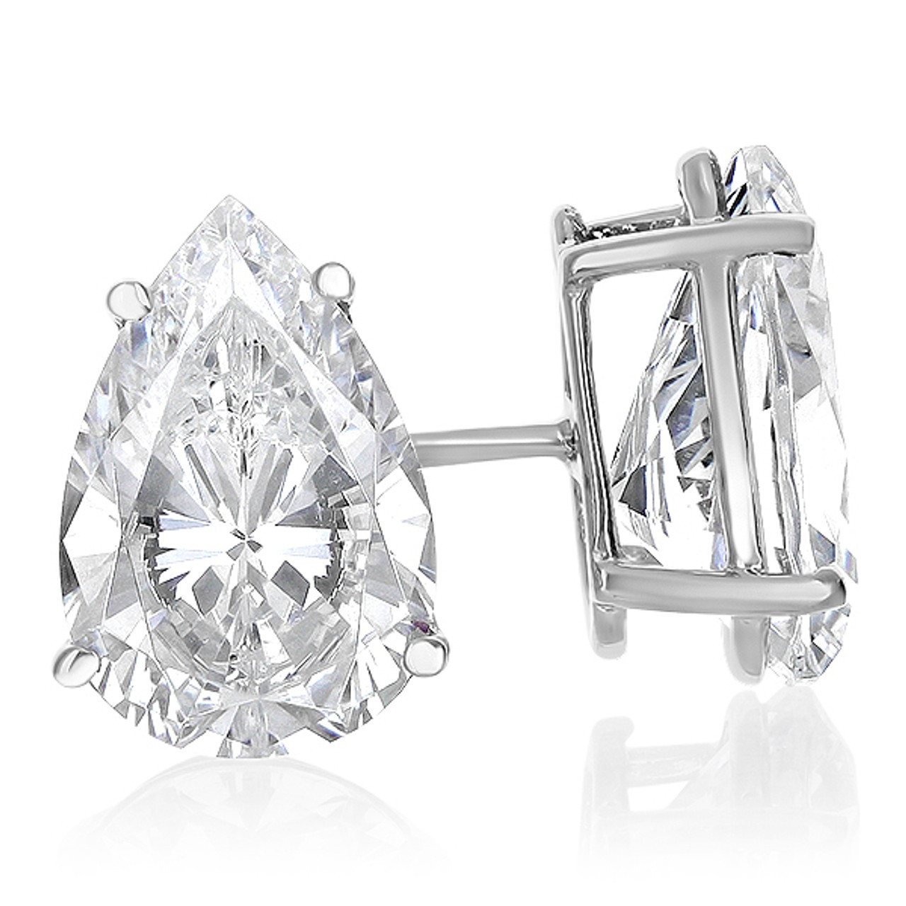 ゴールド　キューピー　25cm Large Yellow Gold Sterling Silver Canary Yellow 5A Cz Stone