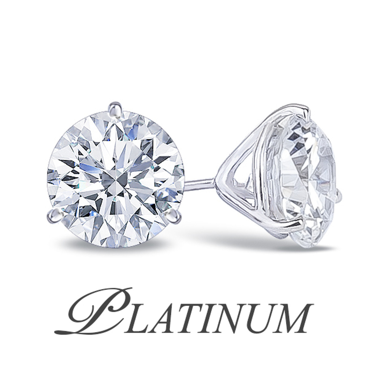 Diamond Stud Earrings 1.45 ctw — Salvatore & Co.