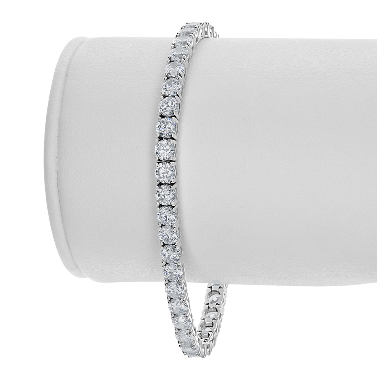 Gwyneth Classic Round Cubic Zirconia Tennis Eternity Bracelet