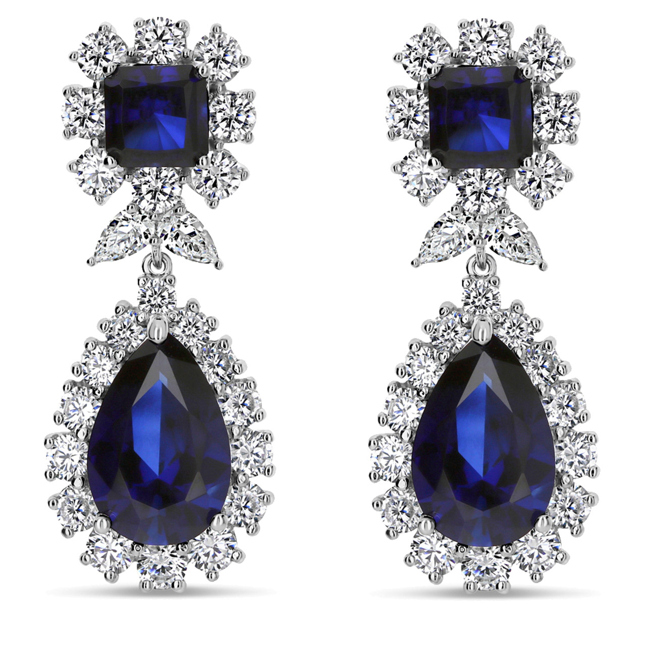 Aggregate 227+ sapphire drop earrings super hot