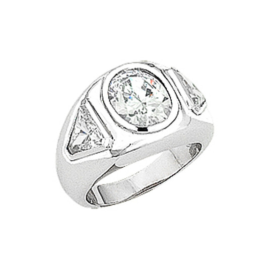 Men's Cubic Zirconia Jewelry and Rings