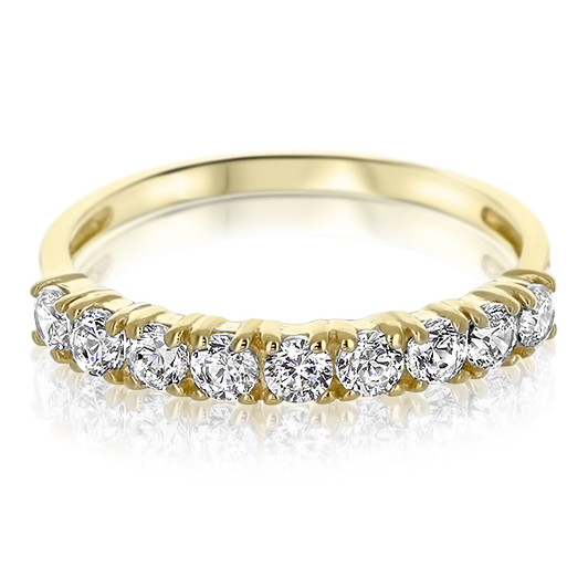 Jenny Rounds Nine Stone Anniversary Cubic Zirconia Band