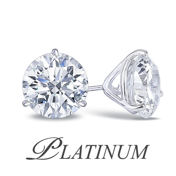 Betteridge Platinum 2.84cttw Diamond Cluster Stud Astra Earrings 2.84 ASTRA  EARS | Betteridge
