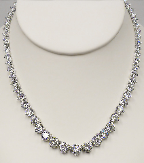 ネックレス K10 CZ Multi Shape CZ Necklace – CZ by Kenneth Jay Lane