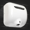 Xlerator hand dryer XLW with white metal cover