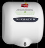 Frito Lay's Xlerator XL-SI electric hand dryer with custom logo with Green Message on HandDryerSupply.com