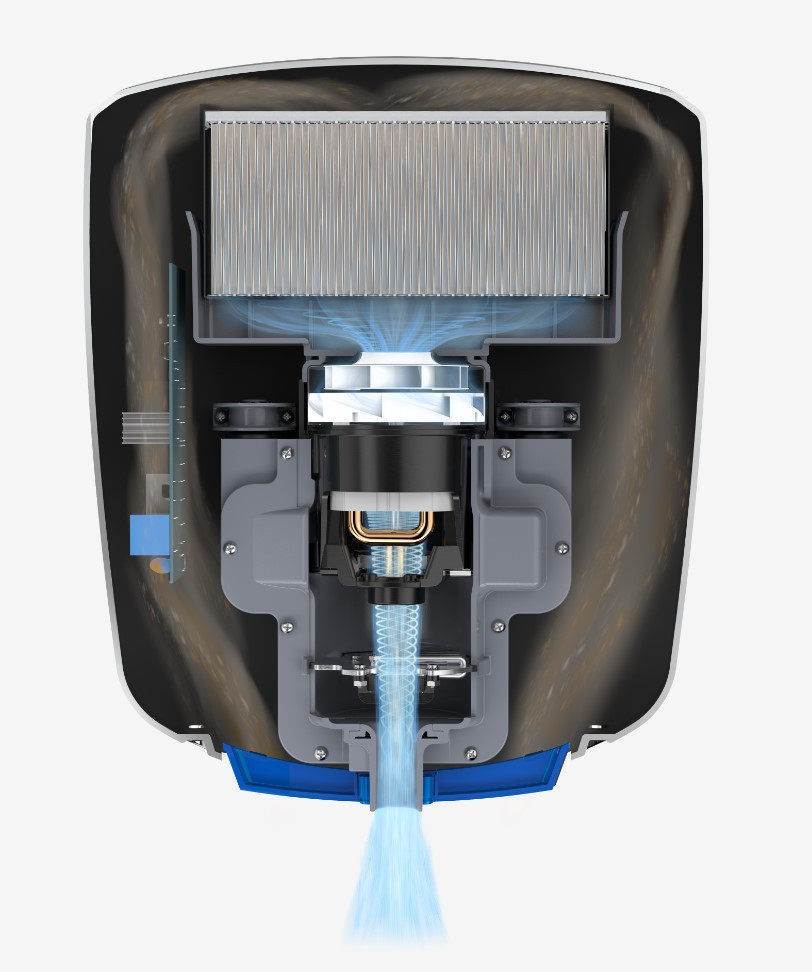 World Dryer VERDEdri Q-972A Hand Dryer | Hand Dryer Supply