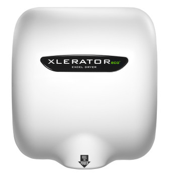 Excel XL-W-ECO White Hand Dryer in the new No Heat XleratorECO series