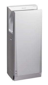 The New V9 Slim Mitsubishi Jet Towel JT-SB-116JH2-W-NA High-Speed Hand Dryer.