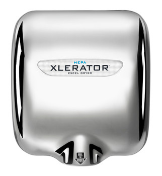 Excel Xlerator HEPA hand dryer XLCH with chrome cover