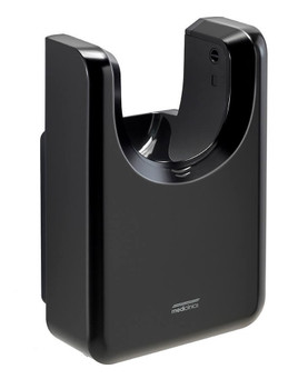 U-Flow M23ABT-UL all-black hand dryer from Saniflow  - Ion Hygienic, High Speed, Universal Voltage, Surface Mounted Design
