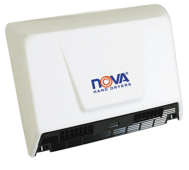 World Dryer Nova 2 Aluminum White commercial hand dryer