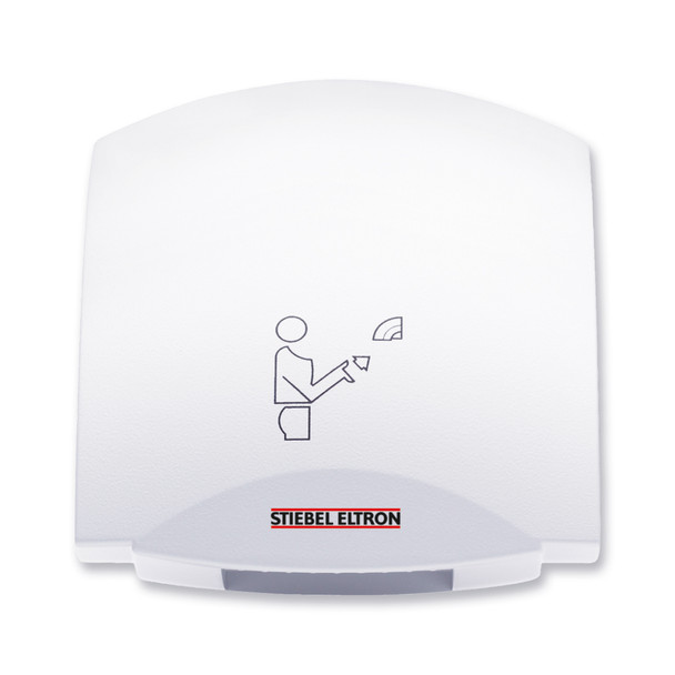 Galaxy M Alpine White Aluminum Hand Dryer from Stiebel Eltron - Automatic Touchless Surface Mounted Ultra Quiet Design