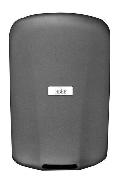 ThinAir HEPA TA-GR-H Graphite Galvanized Steel Hand Dryer is surface mounted and ADA compliant