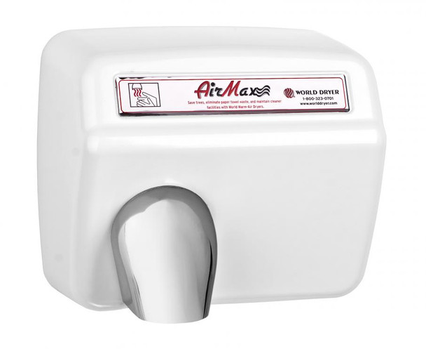 XM5-974 AirMax White Cast Iron Automatic hand dryer from World Dryer