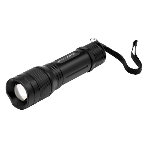 Cyclops TF-350 Flashlight LED 350 Lumens AA Battery Tail Cap Switch Aluminum Black CYCTF350 [FC-888151022436]