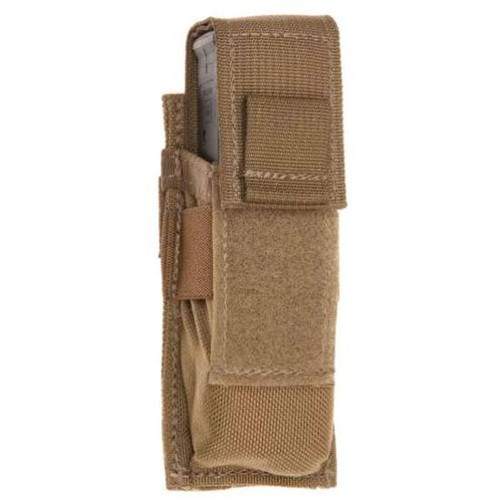 Tac Shield Single Universal Pistol Magazine MOLLE Pouch Nylon Coyote T3601CY [FC-843119035033]