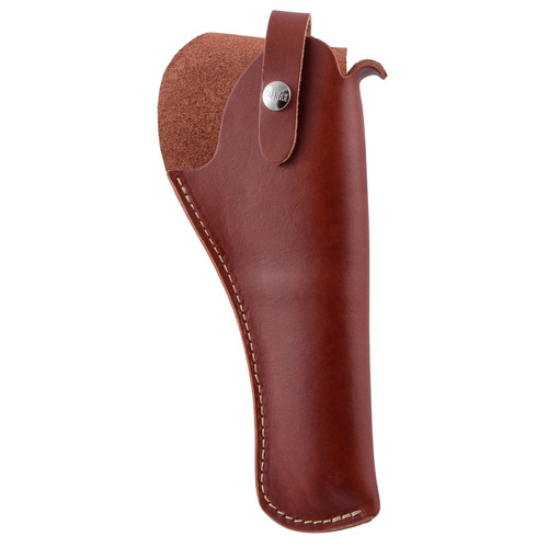 Hunter Company Crossdraw Holster Belt Loop 6" Medium and Large Frame DA Revolvers Leather Brown [FC-021771241041]