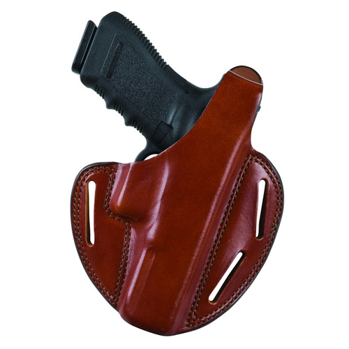 Bianchi Model 7 Shadow II for Glock 29, 30 Pancake Holster Thumb Break Leather Right Hand Black 19512 [FC-013527195128]