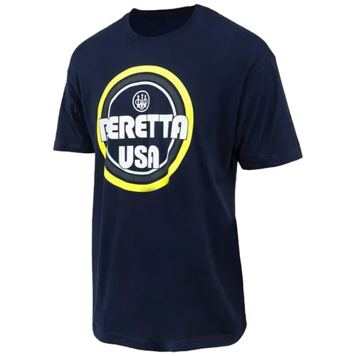 Beretta Retro Beretta USA Logo Short Sleeve T-Shirt [FC-7-TS731T18900058L]