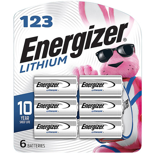 Energizer Lithium 123 Battery 24 Packages of 6 Batteries [FC-039800100635]