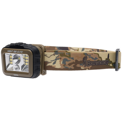 Browning Night Gig Elite Rechargeable Headlamp 560 Lumens Auric Camo [FC-023614984962]