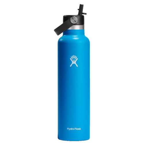 Hydro Flask 24 oz Standard Mouth Water Bottle with Flex Straw Cap Pacific [FC-810028845589]