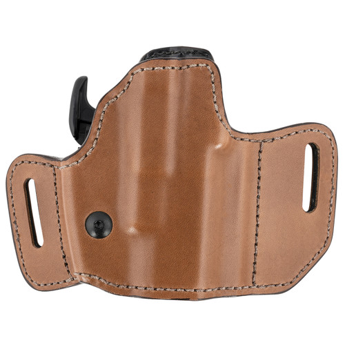 Bianchi 126GLS Assent Holster Leather Right Hand Compacts Belt Slide Plain Leather with Laminate Liner Tan [FC-013527325655]